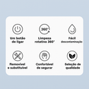 Escova de Limpeza Elétrica